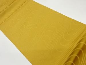 曲線に縞模様織出し名古屋帯